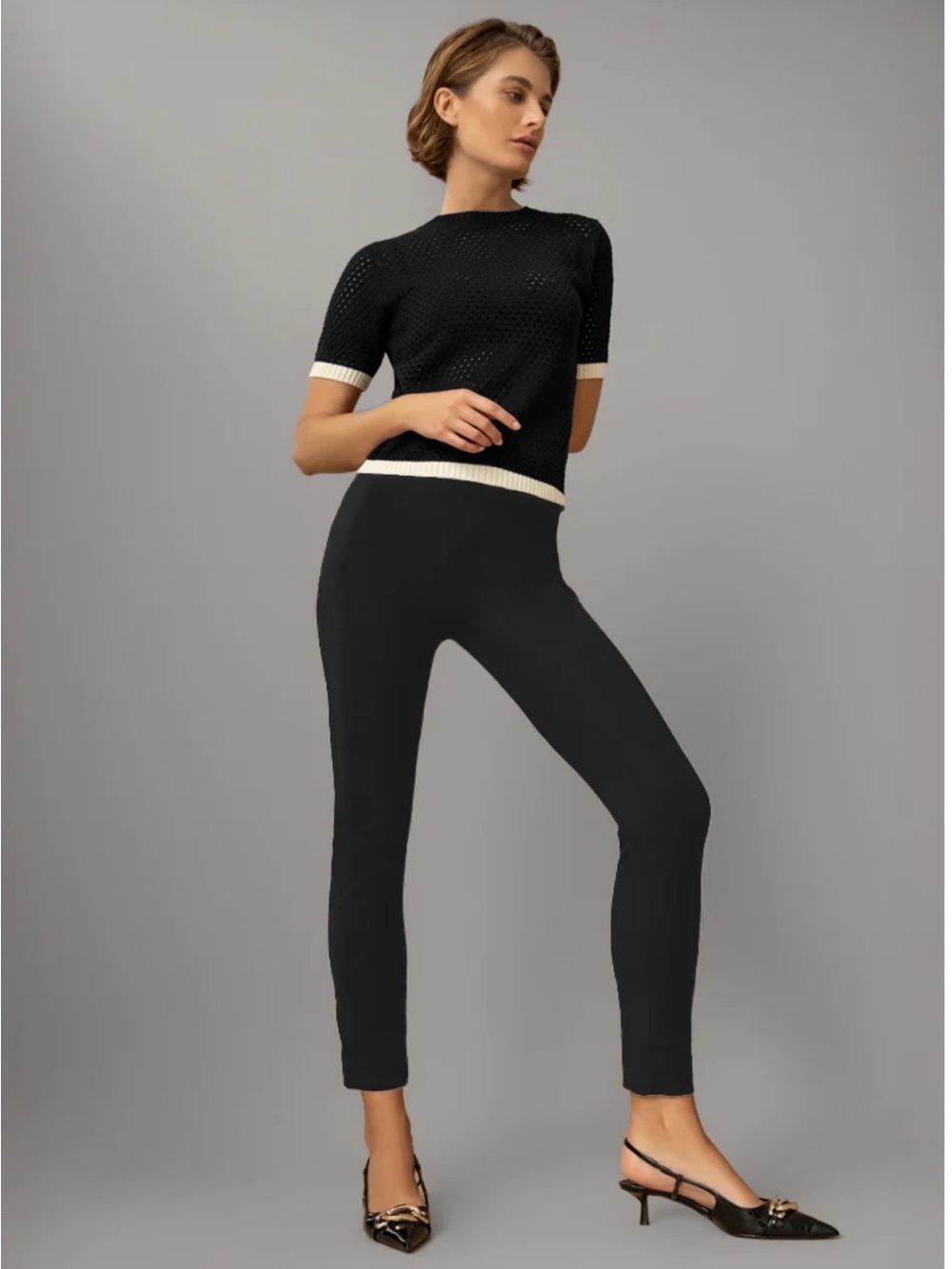Seductive Black Sabrina Pant - DE 40/10 us -EUC